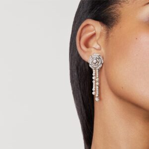 Alternative view of Chanel Diamant Evanescent Earrings White Gold For Women J63488