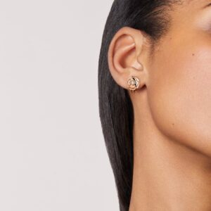 Alternative view of Chanel Extrait De Camélia Earrings Rose Gold For Women J11658