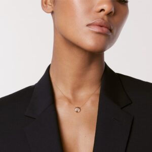 Alternative view of Chanel Extrait De Camélia Necklace Rose Gold For Women J11660
