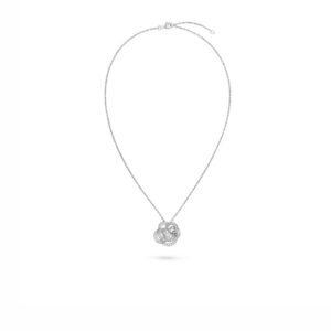 Chanel Fil De Camélia Necklace White Gold For Women J2530