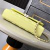 Chanel Flap Bag Phone Holder With Chain Crossbody 7.1in/ 18cm Yellow Gold Hardware For Women - Image 5