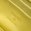 Chanel Flap Bag Phone Holder With Chain Crossbody 7.1in/ 18cm Yellow Gold Hardware For Women - Image 9