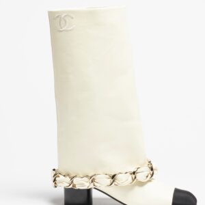 Alternative view of Chanel High Boots White 50mm For Women - G46677-B21755-U3294