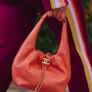Alternative view of Chanel Hobo Handbag Coral For Women 9.4in/24cm AS5976-B22897-U4539