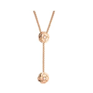 Alternative view of Chanel Les Infinis De Camélia Necklace Yellow Gold For Women J12329
