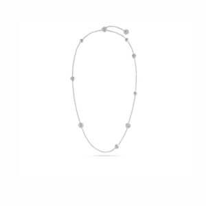 Chanel Les Infinis De Camélia Necklace White Gold For Women J11876