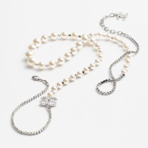 Alternative view of Chanel Long Necklace Silver For Women - ABG212-B21704-U2865