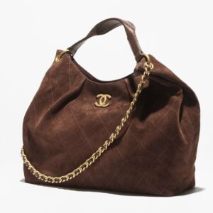 Alternative view of Chanel Maxi Hobo Bag Dark Brown For Women 15in/38cm‎ AS6016-B22708-U3950