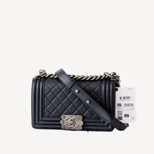 Chanel Boy Small Handbag Black For Women 8.1in/20.5cm A67085-Y09953-94305