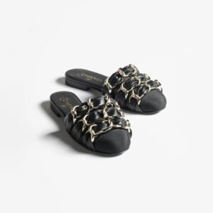 Chanel Mules Black 15mm For Women - G46653-B21755-94305