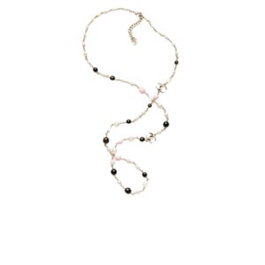Chanel Pearl Long Necklace For Women ABG608-B22463-U4650