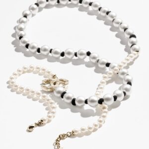 Alternative view of Chanel Pearl Long Necklace For Women ABF367-B19977-NAFTS