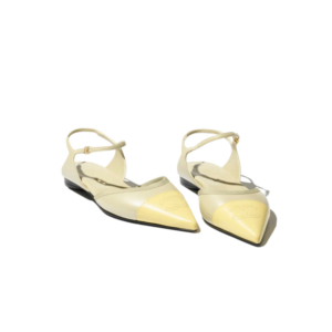 Chanel Slingbacks Light Khaki/ Yellow For Women G47083-B23427-U7316