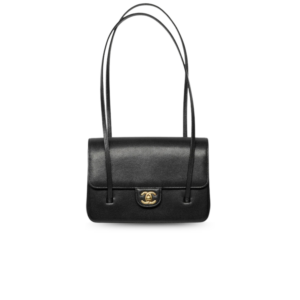 Chanel Flap Bag Small Shoulder 8.7in/ 22cm Black Gold Hardware For Women AS6130-B23483-94305