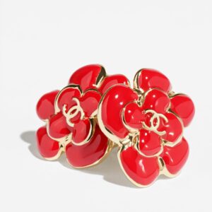Alternative view of Chanel Stud Earrings Red Gold Hardware For Women ABH302-B23691-U8142