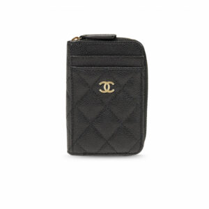 Chanel Zipped Coin Purse Black Bag For Women 10.9cm/4.3in