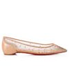 Christian Louboutin Follies Strass Ballerinas Beige For Women 3180710F065 - Image 2