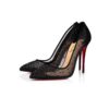 Christian Louboutin Follies Strass Pumps Black For Women 100mm 1221335CM47