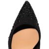Christian Louboutin Follies Strass Pumps Black For Women 100mm 1221335CM47 - Image 4