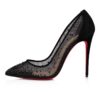 Christian Louboutin Follies Strass Pumps Black For Women 100mm 1221335CM47 - Image 2