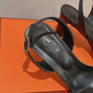 Alternative view of Hermes Eternite Sandal Noir For Women 2.7in/7cm H222275Z 02375