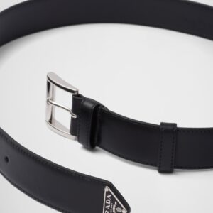 Alternative view of Prada Leather Belt Black For Women 1CC545_8NQ_F0002