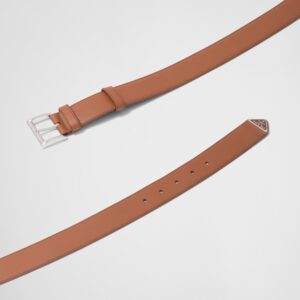 Alternative view of Prada Leather Belt Cognac For Women 1CC545_8NQ_F0046