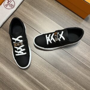 Hermes Casual Sneakers Black For Men