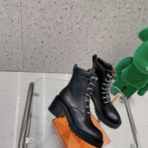 Hermes Bridge Ankle Boots Black For Women H202130Z Y4385