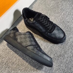 Louis Vuitton Rivoli Sneaker Black For Men LV