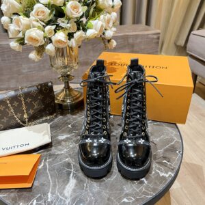 Alternative view of Louis Vuitton Women's Star Trail Ankle Boots Black For Women LV