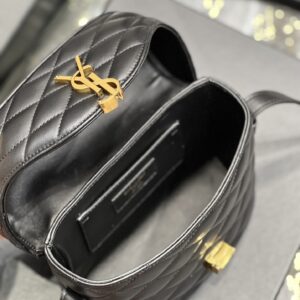 Alternative view of Saint Laurent June Box Bag Black For Women, Women's Bags 7.5in/19cm YSL 7100801EL071000