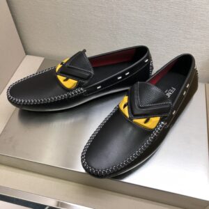Fendi Force Black Loafers For Men