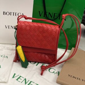 Bottega Veneta Backpack Red, For Women, Women's Bags 8.9in/22.5cm