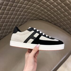 Alternative view of Hermes Boomerang Sneaker Beige/Black For Men