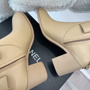 Alternative view of Chanel Women's High Boots With Chain Beige For Women 3.7in/ 9.5cm