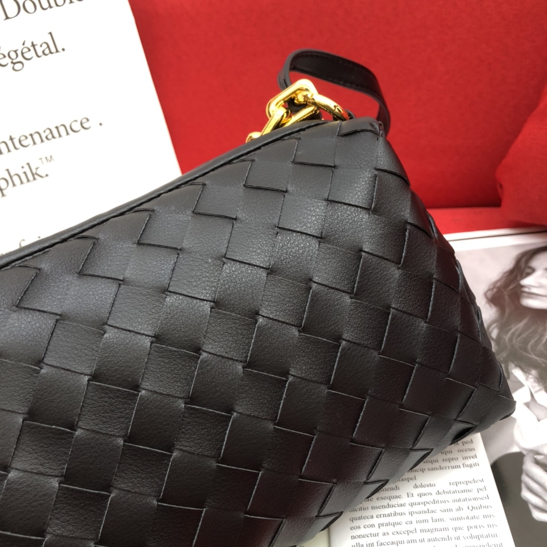 Bottega Veneta Crossbody Bag Black, For Women, Women's Bags 9.4in/24cm - Image 6
