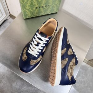 Alternative view of Gucci Men's GG Sneakers Blue For Men ‎675840