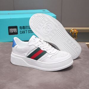 Alternative view of Gucci Men's Sneaker With Web White For Men ‎669698 UPG10 9060