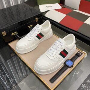 Alternative view of Gucci Men's GG Sneaker With Web White For Men ‎669582