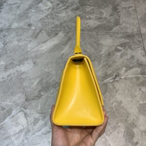 Alternative view of Balenciaga Hourglass Small Handbag In Yellow, For Women, Women's Bags 9in/23cm
