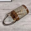 Gucci Horsebit 1955 Small Bucket Bag In GG Supreme Canvas Brown For Women 7.5in/19cm GG 637115 92TPG 8563 - Image 2