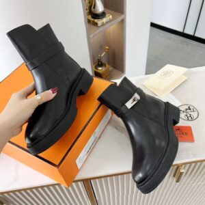 Alternative view of Hermes Veo Ankle Boots Black For Women, Women's Shoes H221827ZH01435