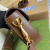 Gucci Horsebit 1955 GG Mini Bag Brown For Women, Women's Bags 8in/21cm GG - Image 4