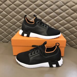 Hermes Depart Sneaker Black For Men H212918ZH02430