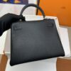 Hermes Kelly 25 Retourne Togo Black Bag For Women, Women's Handbags, Shoulder Bags 10in/25cm - Image 6