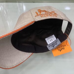 Alternative view of Hermes Davis H Primavera Cap Beige Hermes Cap