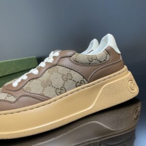 Alternative view of Gucci Men's GG Sneaker Brown And Beige For Men 676092 UPG20 2866
