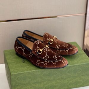 Alternative view of Gucci Men's Jordan GG Velvet Loafer Brown For Men 430088-9JT80-2091