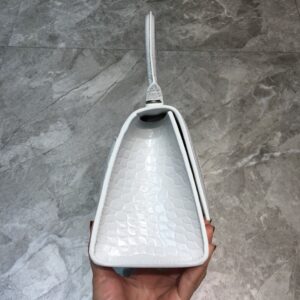 Alternative view of Balenciaga Hourglass Small Handbag In White, For Women, Women's Bags 9in/23cm 5935461LR6Y9016